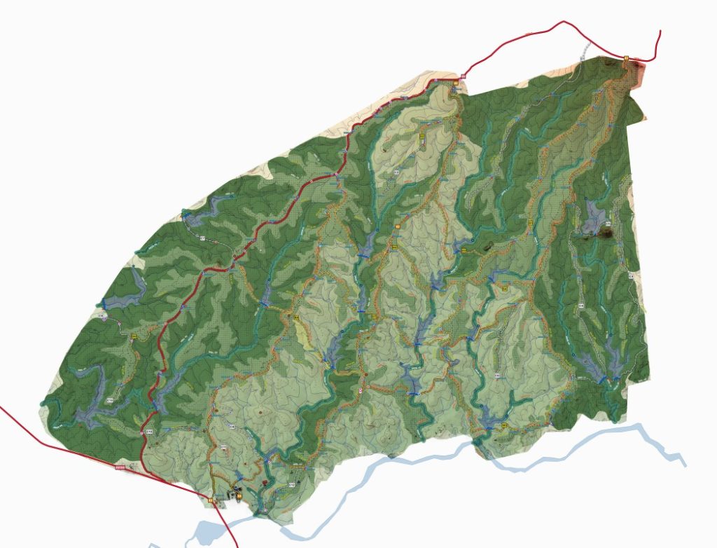 Masterplan of Fazenda Girassol, Zoning map 2022 Terracrua Design
